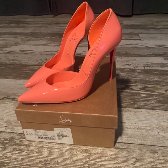 PERFECT FOR SUMMER! New in box Louboutin Iriza 100 size 40.5 - Picture 3 of 5
